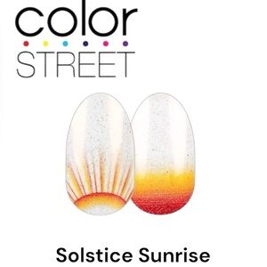 3 FOR $35: COLOR STREET Nail Strips - Solstice Sunrise